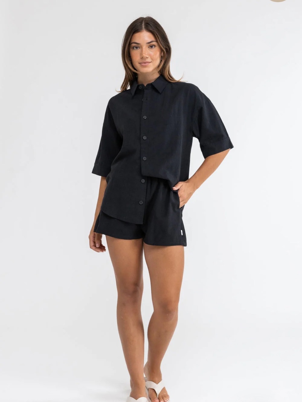 Rhythm. Navy Shorts Set